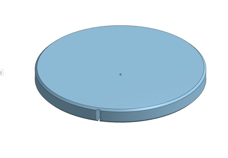 Shaded SOLIDWORKS model of the reusable flexible can lid